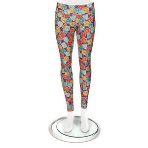 SOCIETY 6 Twenty Sided Die Dungeon & Dragons Purple Leggings size Small /609